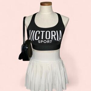 Victoria’s Secret Sport VSX Logo Racerback Sports Bra Size L in Black